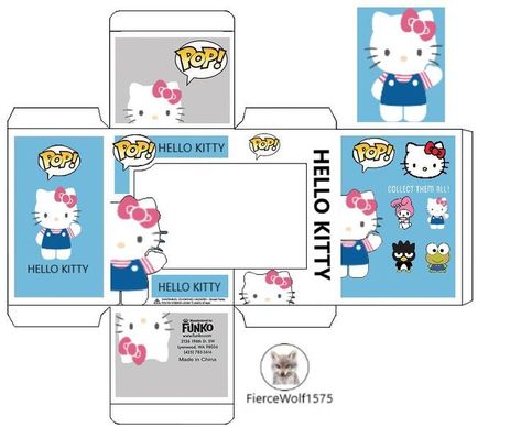 Hello Kitty Paper Craft, Sanrio Paper Craft, Disney Funko Pop, Star Wars Funko Pop, Marvel Funko Pop, Best Funko Pop, Diy Hello Kitty, Walpaper Hello Kitty, Hello Kitty Crafts