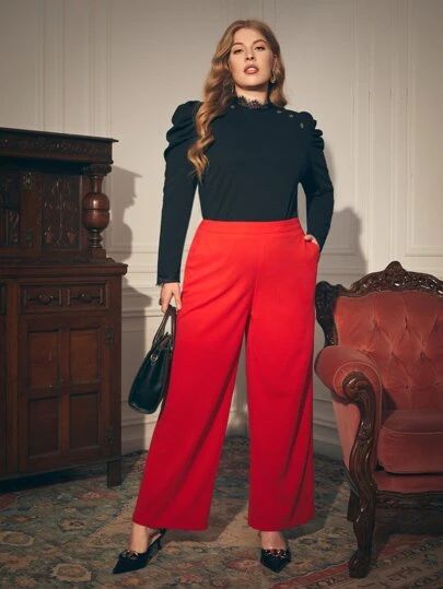 Formal Pant Suits For Women, Formal Pant Suits, Christmas Outfit Casual, Pant Suits For Women, Business Style, Red Pants, Plus Size Pants, My Personal Style, Business Outfits