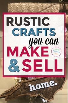 Pinboard Diy, Easy Crafts To Sell, Wooden Farmhouse, Crochet Penguin, Farmhouse Crafts, Craft Wood, Rustic Crafts, Sell Diy, Country Crafts