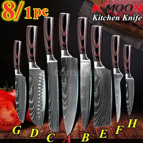 Japanese Kitchen Knives, Cleaver Knife, Utility Knives, Chef Knife Set, Japanese Kitchen, Boning Knife, Japanese Knife, Santoku Knife, Knife Set Kitchen