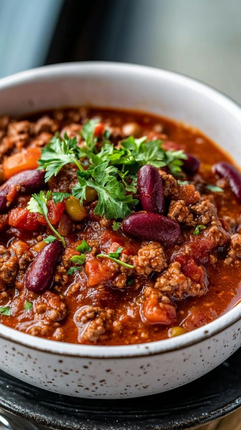 Savor the rich flavors of authentic Texas Chili with this mouthwatering recipe! Perfect for those chilly nights or game-day gatherings, this hearty dish is sure to be a crowd-pleaser. Made with tender beef, robust spices, and a touch of heat, it’s the ultimate comfort food for chili lovers. Dive into the Lone Star State’s culinary tradition and enjoy a bowl of Texas's best! Best Texas Chili Recipe, Authentic Texas Chili, Summer Chili, Chili Recipe Food Network, Best Chili Recipes, Hawaiian Chili, Texas Chili Recipe, Chilli Con Carne Recipe, Beef Chilli