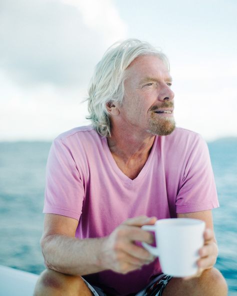 Richard Branson is an inspiration to millions of young entrepreneurs all over the world #leadership #branson People Drinking Coffee, Virgin Atlantic, Richard Branson, Entrepreneur Inspiration, Online Entrepreneur, World Leaders, Famous Faces, Entrepreneur Quotes, Inspirational People