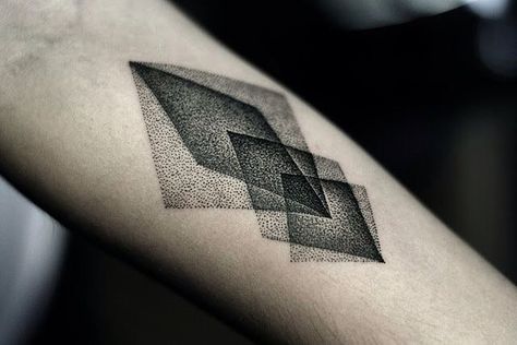 Diamond Shape Tattoo, Pointillism Tattoo, Small Wave Tattoo, Dot Tattoos, Shape Tattoo, Wave Tattoo, Muster Tattoos, Geometric Tattoo Design, Waves Tattoo