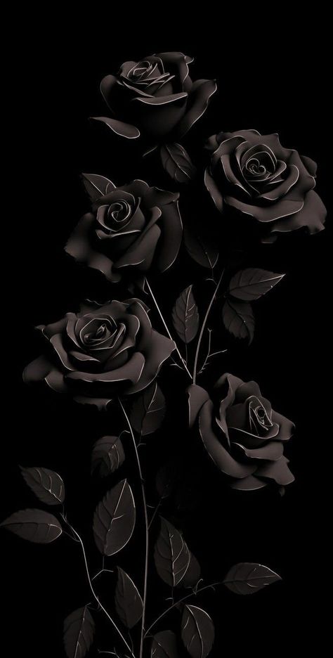 Wallpaper Mawar, 40 Tattoo, Black Roses Wallpaper, Rose Tattoos For Men, Iphone Wallpaper Lights, Black Wallpaper Iphone Dark, Pretty Wallpapers Tumblr, Goth Wallpaper, Wallpapers Phone