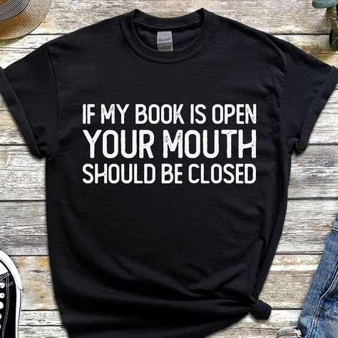 reading shirt, book lover gift, bookish tshirt, book nerd shirt, librarian gifts, literature shirt, literary tshirt, library shirt, banned books gift Great news!, we now ship locally to Uk and USA thanks to fulfilment Centers in both locations.  Our items are made to order especially for you... we do not accept returns for wrong sizing. To find your perfect size, lay your favourite sweatshirt down flat and measure armpit to armpit, then compare to our size chart. If you have any issues with your order, please let us know and we will gladly exchange ----------------------------------------------------------  Material: 100% ringspun cotton.* - Seamless twin needle collar. - Taped neck and shoulders. - Tubular body. - Twin needle sleeves and hem. Weight:  - White 144gsm. - Colours 153gsm. *He Book Lover Accessories, Bookish T Shirts, Book Tshirt Design, Book Nerd Outfit, Bookish Tshirt, Library Shirt, Librarian Gifts, Literature Shirt, Book Nerd Shirts