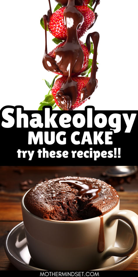 chocolate shakeology mug cake pin Vanilla Shakeology Dessert Recipes, Shakeology Breakfast Recipes, Shakeology Mug Cake Recipes, Shakeology Chocolate Recipes, Chocolate Collagen Recipes, Cookies And Creamy Shakeology Recipes, Snickerdoodle Shakeology Recipe, Shakeology Brownies, Shakeology Pudding