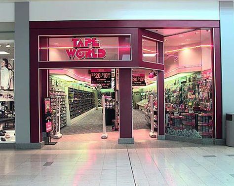 Mall Stores, Dead Malls, Vintage Mall, Life Moves Pretty Fast, Video Store, Nostalgia Aesthetic, Shopping Malls, Brick And Mortar, Shopping Mall