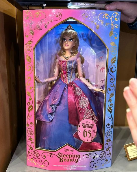 2024 is a year when we celebrate Sleeping Beauty animated movie's 65th anniversary. In honor of the anniversary, Disney is releasing a new limited edition Princess Aurora doll.Limited edition: 5500First look from theycallmeobsessedTo be updated! Disney Store Aurora Sleeping Beauty 65th anniversary Disney Princess Doll Collection, Sleeping Beauty Doll, Disney Princess Aurora, Disney Princess Dolls, 65th Anniversary, Cute Sewing Projects, Disney Sleeping Beauty, Princess Aurora, Barbie Toys