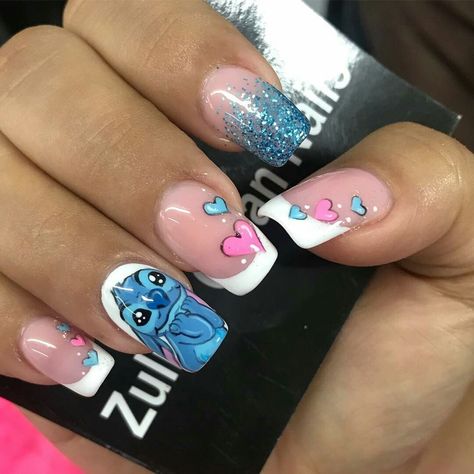 Disney Gel Nails, Eyeshadow Diy, Nails Dots, Unusual Nail Designs, Coquette Diy, Nails Coquette, Nails Brush, Nails Charms, Nails Clear