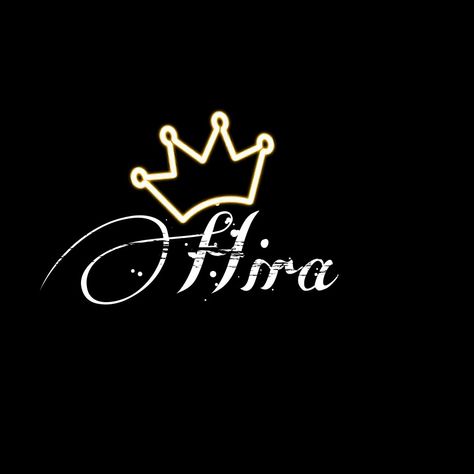 Hira Name Dp, Name Dp, Black Background Images, Name Wallpaper, Name Logo, Black Background, Black Backgrounds, Background Images, Follow Me