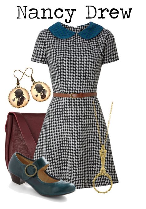 "Nancy Drew" by charlizard ❤ liked on Polyvore featuring Jigsaw, Cutie, Chelsea Crew, books, nancydrew and detective Nancy Drew Halloween Costume, Nancy Drew Aesthetic Outfit, Nancy Drew Costume, Nancy Drew Outfits, Nancy Drew Aesthetic, Nancy Drew Party, Nancy Drew Style, Red Polka Dot Skirt, Classic Minnie Mouse