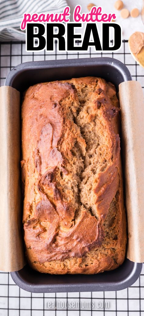 Recipes Using Chunky Peanut Butter, Chunky Peanut Butter Recipes, Peanut Butter Bread Recipe, Butter Bread Recipe, Blueberry Zucchini, Breakfast Baking, Bread Winners, Peanut Butter Bread, Food Bread