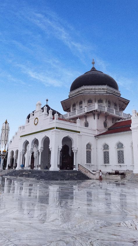 Islam Art, Banda Aceh, Beautiful Nature Scenes, Nature Scenes, Islamic Art, Beautiful Nature, Taj Mahal, Indonesia, Building