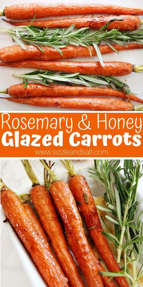 Carrot Sides, Cooking Vibes, Easy Vegetable Side Dish, Sugar Ham, Honey Carrots, Honey Glazed Carrots, Honey Roasted Carrots, Hosting Parties, Farm Restaurant