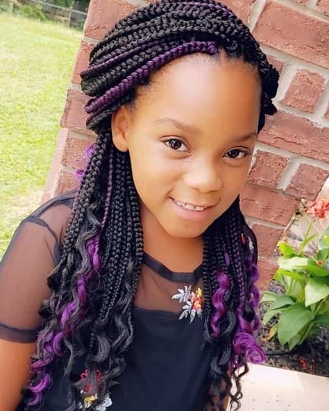 Kids Crochet Hairstyles, Teens Hairstyles, Kid Braids, Crochet Braids For Kids, Kids Box Braids, Braids Styling, Kid Hairstyles, Kid Hair, Kid Braid Styles