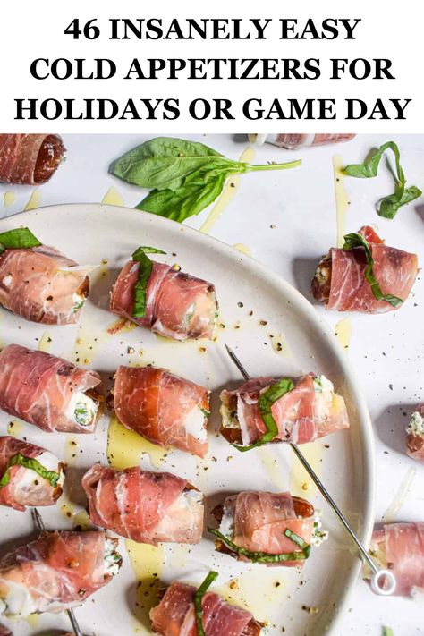 46 Easy Cold Appetizer & Dip Recipes Rib Appetizer Recipes, Hand Held Snacks Best Appetizers, Cold Cheese Appetizers, Light And Fresh Appetizers, Show Stopping Appetizers, Holiday Happy Hour Appetizers, Roast Beef Appetizers Cold, Healthy Winter Appetizers, Easy Cold Dips For Party Appetizers