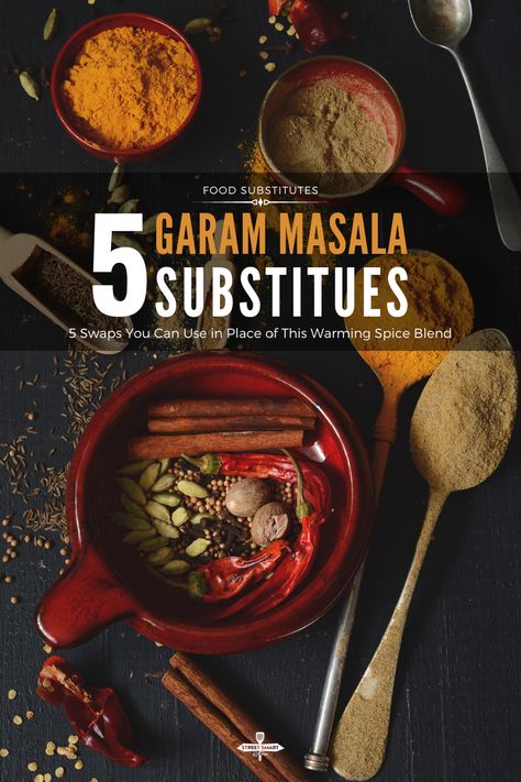 Book Food, Cooking Tips And Tricks, Food Substitutions, Cooking 101, Indian Dishes, Spice Blends, Garam Masala, Food Guide, Kitchen Tips