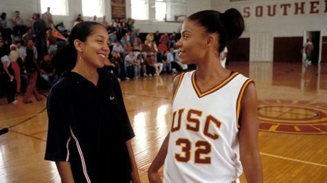 Monica Wright, Retro Basketball Jersey, Basketball Outfits, Omar Epps, Sanaa Lathan, When Harry Met Sally, Retro Basketball, Toni Braxton, Sports Movie