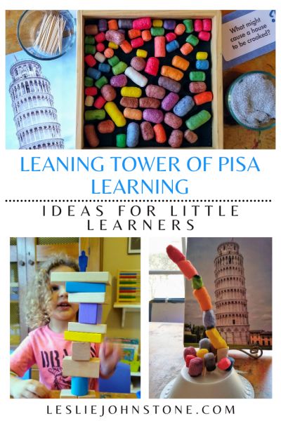 Leaning Tower of Pisa Learning | Global Passport | Experience Early Learning Preschool Curriculum #ExperienceEarlyLearning #preschoolcurriculum #daycareactivities #preschool #earlylearning #craftsforkids #preschoolactivities #preschooltheme #processart #finemotorskills #preschoolcurriculum #toddleractivities #EELblogger #GlobalPassport #homeschool101 #multicultural Around The World Science Activities, Europe Montessori Activities Free, Europe Preschool Theme, Europe Activities Preschool, Preschool Italy Theme, Preschool Italy Activities, Italy Kindergarten Activities, Italy Eyfs Activities, Italian Activities For Preschool