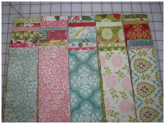 Tute: Strip tubing a jelly roll yields HSTs – Quilting Tube Quilting, Strip Quilting, 2012 April, Quick Quilt, Beautiful Fabrics, Jellyroll Quilts, Strip Quilts, Nine Patch, Quilts Ideas