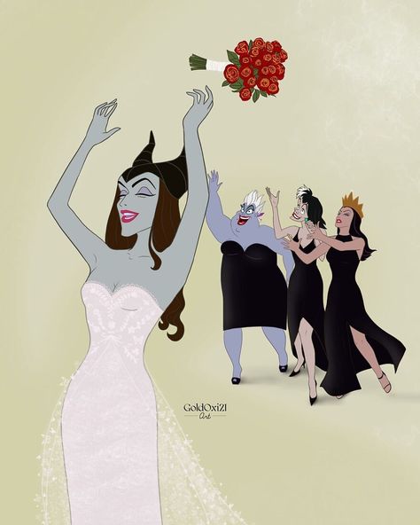 Maleficent Fan Art Disney, Disney Amor, Wedding Scroll, Evil Disney, Tema Disney, Dark Disney, Disney Collage, Foto Baby, Pinturas Disney