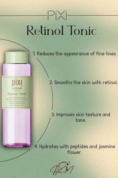 Achieve smoother, younger-looking skin with Pixi Retinol Tonic! 🌸 This refining toner reduces fine lines and improves texture. #AntiAging #RetinolTonic #SmoothSkin #PixiBeauty Pixi Beauty, Jasmine Flower, Textures And Tones, Improve Skin Texture, Younger Looking Skin, Smooth Skin, Retinol, Toner, Texture