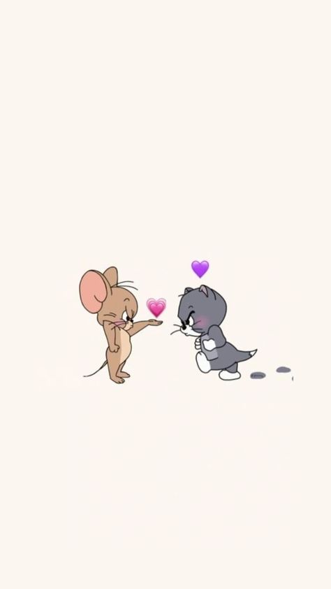 Couple Whatsapp Wallpaper, Tom Jerry Dp, Tom Ve Jerry Wallpaper, Bhai Wallpapers, Tom And Jerry Couple, Best Friend Notes, Olaf Drawing, Tom And Jerry Photos, Cartoon Tattoo Ideas