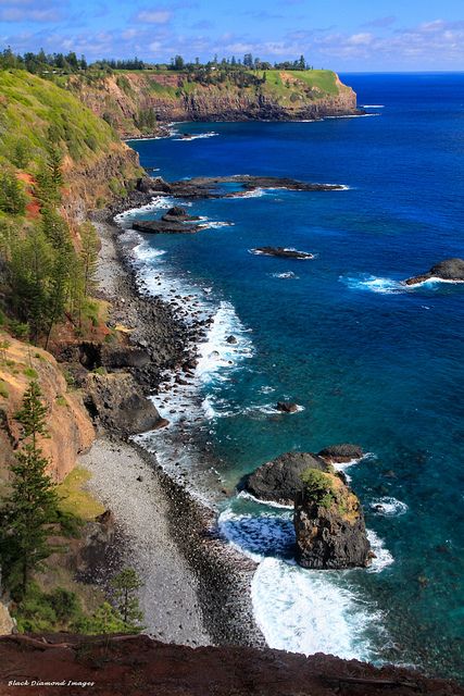 Captain Cook Lookout, Norfolk National Park, Norfolk Island | Flickr - Photo Sharing! Captain James Cook, Island Holidays, Norfolk Island, Captain Cook, James Cook, Christmas Island, Australian Travel, Oceania Travel, Holiday Places