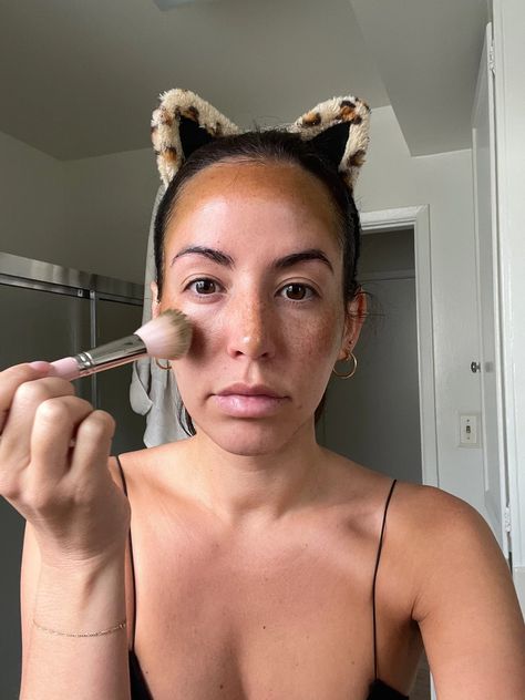 I Tried "Tantouring:" Contouring With Self-Tanner | POPSUGAR Beauty How To Contour With Self Tanner, Contour Face With Self Tanner, Contouring With Self Tanner, Self Tanner Freckles, Self Tanner Face Contour, Self Tanner Contour, Contour With Self Tanner, Self Tan Contour, Fake Tan Face