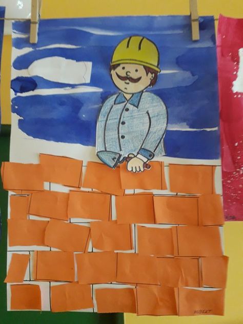 Community Helpers Art, Community Helpers Preschool Crafts, Community Helpers Crafts, Community Helpers Preschool Activities, Community Helpers Theme, Community Workers, Community Helpers Preschool, Alphabet Activities Preschool, Construction Theme