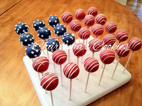 Red white and blue cake pops. 4th of July cake pops. Red White Blue Cake Pops, Red White And Blue Cake Pops, Memorial Day Cake Pops, Fourth Of July Cake Pops, 4th Of July Cake Pops, Patriotic Cake Pops, Red White Blue Cake, Red White And Blue Cake, Deployment Party