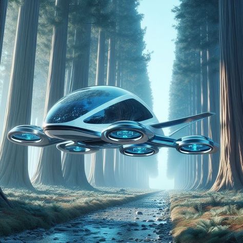 Cyberpunk Concept Art, Hover Car, Future Concept Cars, Concept Vehicles Sci Fi, Future Transportation, Luxury Private Jets, Future Buildings, Flying Vehicles, Air Fighter