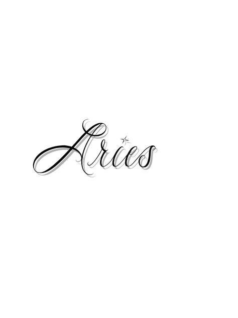 #zodiactattoos #aries #ariesseason #tattooideas #lettering #script #scriptkillas #scriptfonts #zodiacsigntattoos #zodiacsigns Aries Lettering Tattoo, Tattoos For Aries Women, Aries Butterfly Tattoo, Aries Word Tattoo, Aries Zodiac Sign Tattoos, Aries Font, Cute Aries Tattoo, Simple Aries Tattoo, Small Aries Tattoo