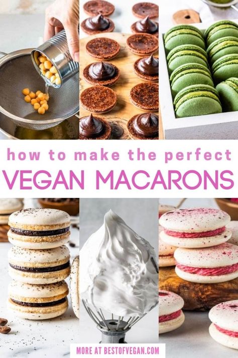 Camila Hurst, Vegan Patisserie, Pies And Tacos, Aquafaba Recipes, Vegan Lemon Curd, Vegan Macarons, Macaron Recipes, Christmas Macarons, Recipe Developer