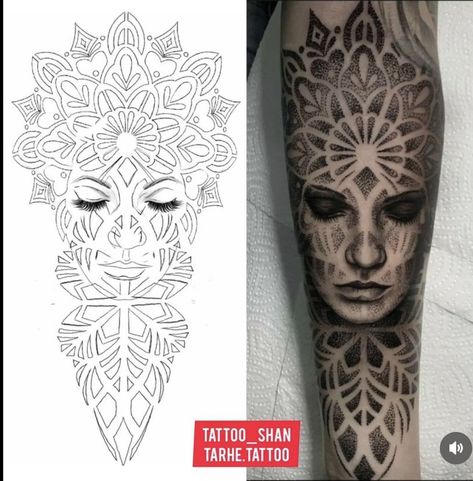 Dotwork Tattoo Design, 108 Tattoo, Wolf Tattoo Forearm, Egyptian Cat Tattoos, Armpit Tattoo, Thor Tattoo, Mandala Tattoos For Women, Dotwork Tattoo Mandala, Black And White Flower Tattoo