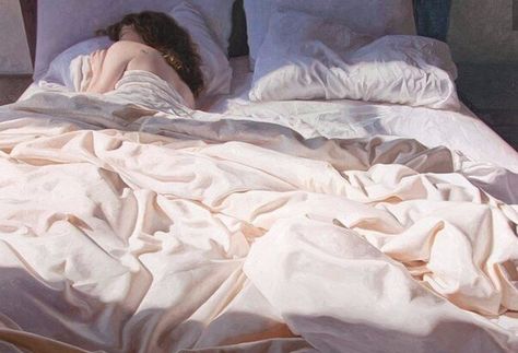 Jolie Photo, Water Painting, 영감을 주는 캐릭터, Japanese Artists, Realism, Oil Painting, Sleep, Bed, Photography