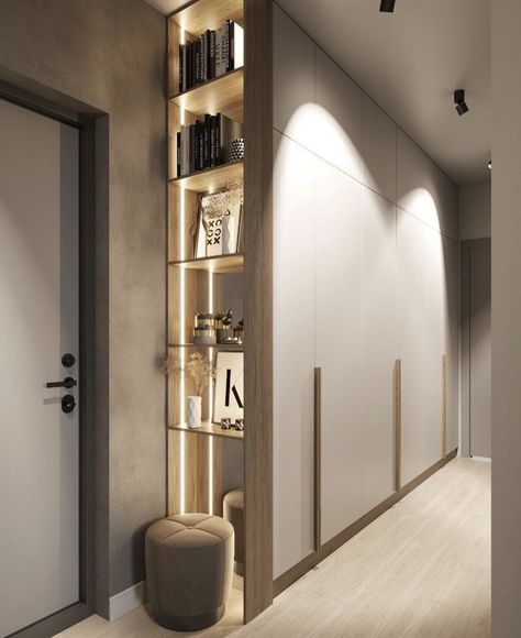 Closet Design Layout, Home Hall Design, Interior Colors, Luxury Closets Design, Wardrobe Interior Design, Wardrobe Room, Warm Interior, Foyer Design, Wardrobe Design Bedroom