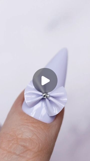 Bow Nail Art, Bow Art, March 7, Bow Design, Ombre Nails, Rwby, How To Make Bows, Gel Nails, Manicure