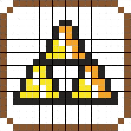 Zelda Coaster - Triforce Perler Bead Pattern | Bead Sprites | Misc Fuse Bead Patterns Triforce Pixel Art, Warhammer Pixel Art, Legend Of Zelda Perler Bead Patterns, Zelda Alpha Pattern, Video Game Perler Bead Patterns, Zelda Perler Bead Patterns, Legend Of Zelda Perler Beads, Legend Of Zelda Pixel Art, Zelda Perler Beads