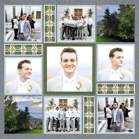 12 Wedding Scrapbook Layout Ideas – Scrap Booking Scrapbook Layout Ideas, Wedding Layouts, Wedding Layout, Wedding Album Layout, Mosaic Moments, Wedding Scrapbook Pages, Wedding Scrapbooking Layouts, Scrapbook Design Layout, Beautiful Scrapbook Layouts