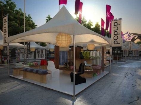 Pop Up Store At Music To Know Music Festival Outdoor Popup Store, Festival Pop Up Shop, Pop Up Store Outdoor, Outdoor Pop Up Shop Ideas, Outdoor Booth, Wedding Show Booth, Market Tent, Creative Booths, Sun Tent