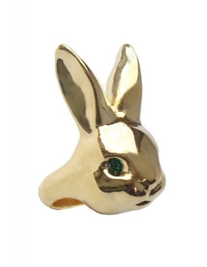 Me & Zena Bright Eyes Rabbit Ring in GoldMaterial: gold tone metal Purchase Worn by Princess Beatrice on:21 November 2013 - Adventure in Wonderland Ball in aid of Great Ormond Street Hospital Rabbit Ring, Rabbit Jewelry, Animal Rings, Yellow Gold Jewelry, Adventures In Wonderland, Bright Eyes, Animal Jewelry, Pretty Jewellery, Yellow Gold Rings