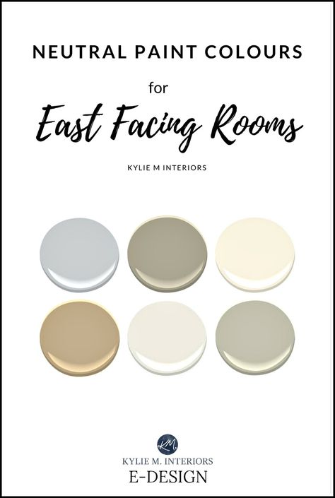 Best neutral gray and beige paint colours for east facing room exposure. Sherwin and Benjamin. Kylie M E-design Best Gray Paint, Best Gray Paint Color, Beige Paint Colors, Warm Paint Colors, Interior Paint Colors Schemes, Best Interior Paint, Beige Paint, Best White Paint, Colour Consultant