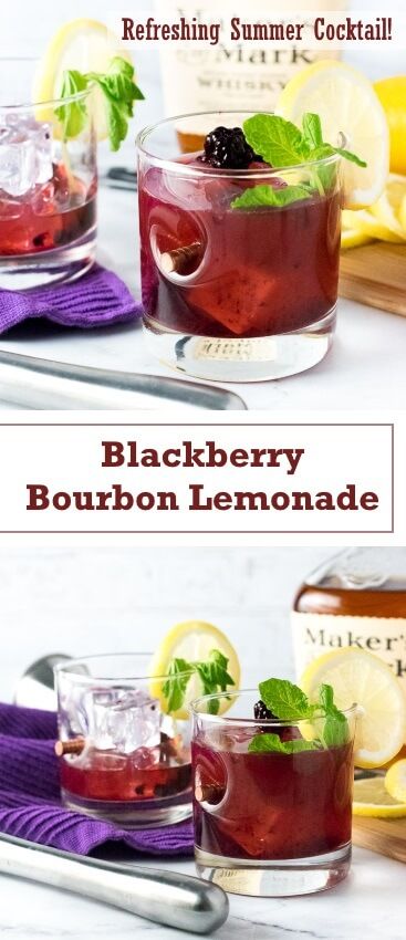 Cabin Cocktails, Cabin Drinks, Bourbon Lemonade, Bourbon Drinks Recipes, Classy Bar, Blackberry Bourbon, Whiskey Lemonade, Bourbon Cocktail Recipe, Bourbon Smash