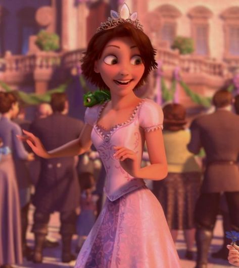 Rapunzel Short Hair, Jessica Mcclintock, The Princess, Bavaria, Rapunzel, Other People, Tangled, Pixar, Short Hair