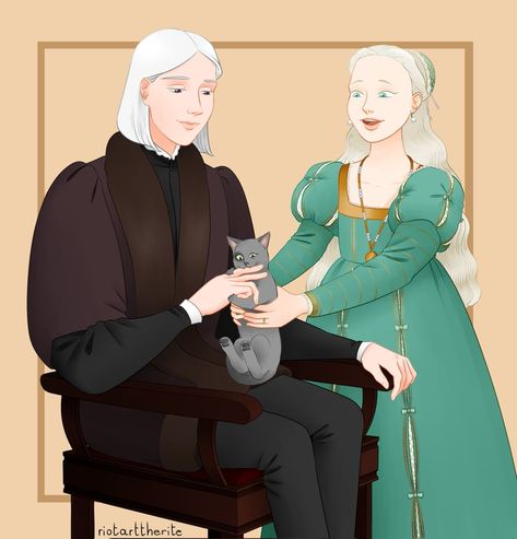 Aegon And Daenaera, Aegon Iii And Daenaera, Aegon Iii Targaryen, Daenaera Velaryon, Aegon Iii, Hotd Fanart, Improve Drawings, Game Of Thrones Tv, His Queen