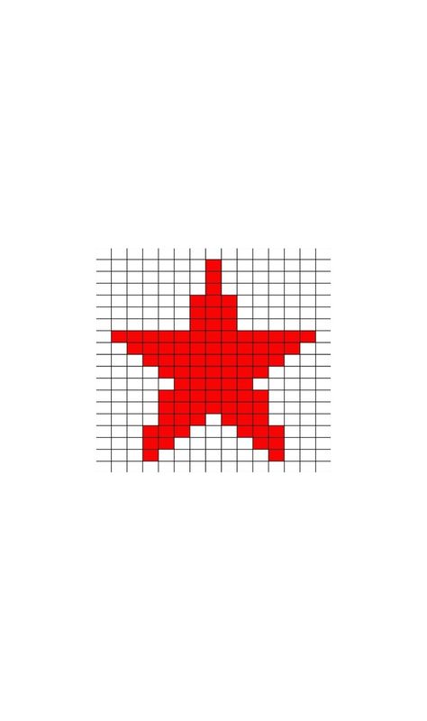 Crochet Star Tapestry, Crochet Star Graph, Star Grid Pattern, Pixel Star, Crochet Grid, Star Tapestry, Crochet Stars, Crochet Tapestry, Tapestry Crochet