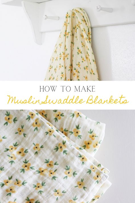 How To Sew A Fitted Sheet, Duck Cloth Projects, Homemade Gifts For Toddlers, Diy Baby Sewing Projects, Diy Swaddle Blanket, Easy Fabric Crafts, Baby Blanket Sewing Pattern, Baby Blanket Diy, Swaddle Blanket Pattern