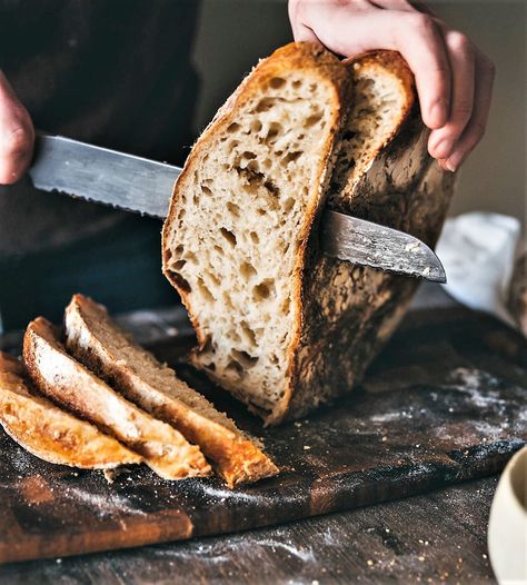 Dessert Photos, Bread Photography, Sourdough Bread Recipe, Kampot, Food Photography Inspiration, Think Food, Bread And Pastries, White Flour, Artisan Bread