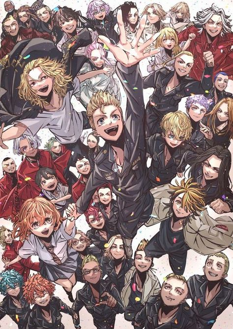 Tokyos Revenge, Tous Les Anime, Tokyo Story, Anime Canvas Art, Japon Illustration, Anime Poster, Anime Family, Anime Canvas, Tokyo Ravens